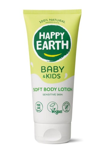 Happy Earth Bodylotion voor baby & kids (200 Milliliter)