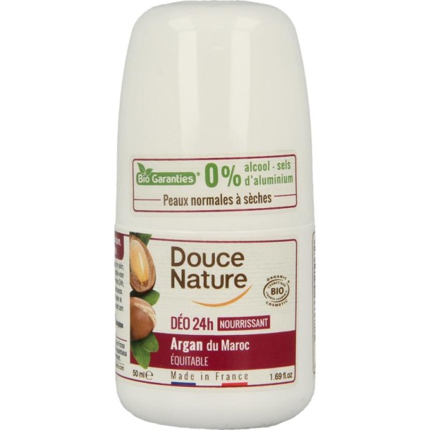 Douce Nature Deo roll on normale/droge huid bio (50 Milliliter)