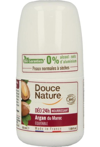Douce Nature Deo roll on normale/droge huid bio (50 Milliliter)