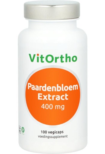 Vitortho Paardenbloemextract 400mg (100 Vegetarische capsules)