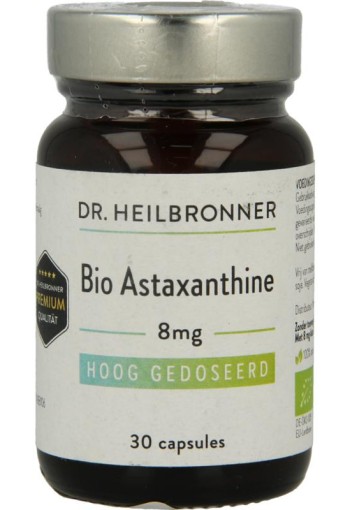 Dr Heilbronner Astaxanthine 8mg hoge dosis vegan bio (30 Capsules)