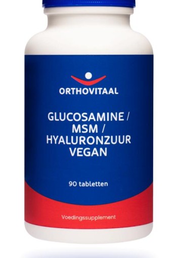 Orthovitaal Glucosamine / MSM / Hyaluronzuur vegan (90 Tabletten)