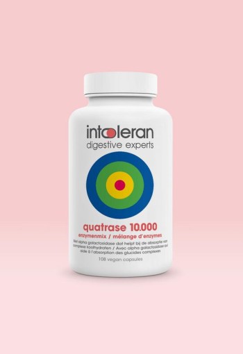 Intoleran Quatrase 10.000 (108 Vegetarische capsules)