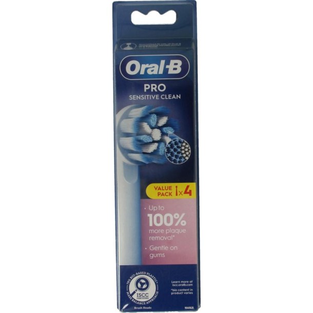 Oral B Opzetborstel sensitive clean (4 Stuks)
