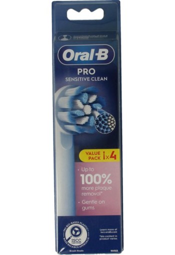 Oral B Opzetborstel sensitive clean (4 Stuks)