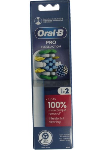 Oral B Opzetborstel floss action (2 Stuks)