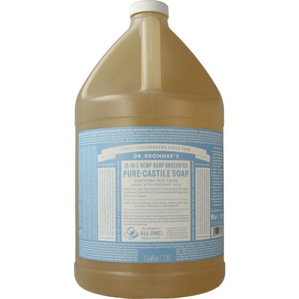 Dr Bronners Liquid soap baby mild (3785 Milliliter)