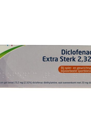 Teva Diclofenac 2,32% extra sterk (60 Gram)