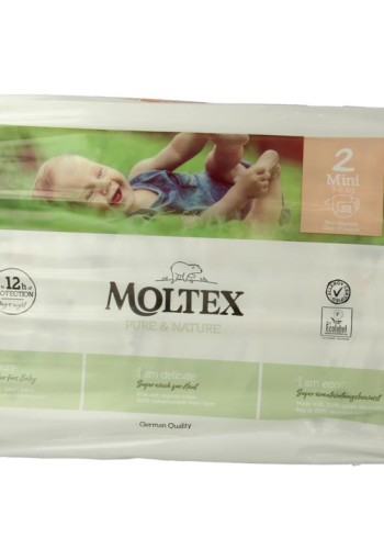 Moltex Pure & nature babyluiers mini (38 Stuks)