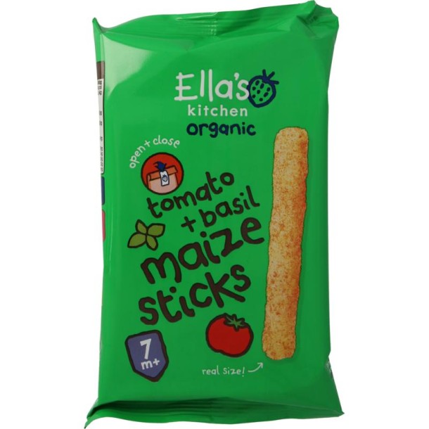 Ella's Kitchen Maize sticks tomato & basil 7m+ bio (16 Gram)