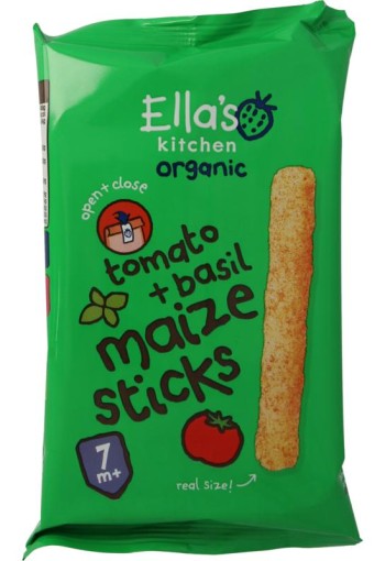 Ella's Kitchen Maize sticks tomato & basil 7m+ bio (16 Gram)
