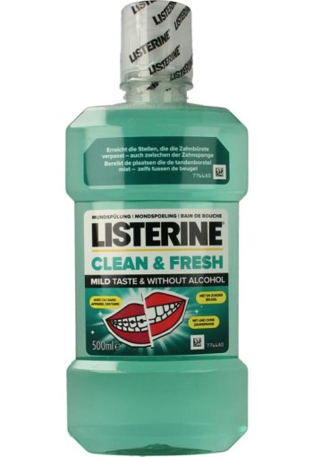 Listerine Mondwater clean & fresh (500 Milliliter)
