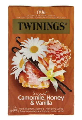 Twinings Kamille honing vanille (20 Zakjes)