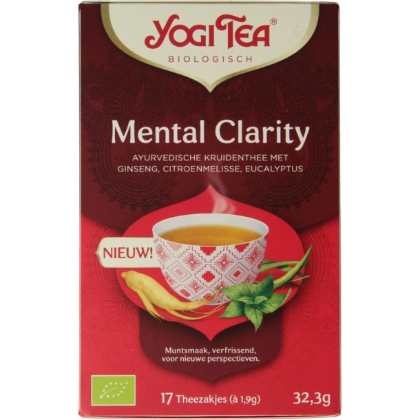 Yogi Tea Mental clarity bio (17 Zakjes)