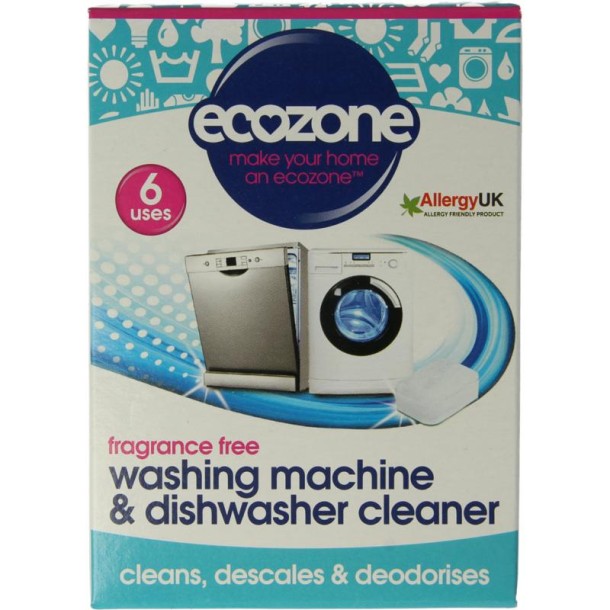 Ecozone Wasmachine en vaatwasser ontkalker (6 Stuks)