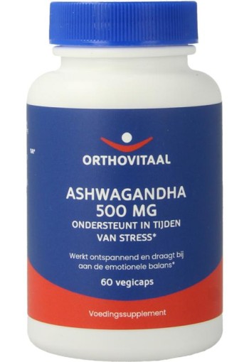 Orthovitaal Ashwagandha 500mg (60 Vegetarische capsules)