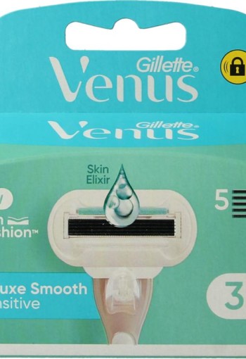 Gillette Venus deluxe sensitive mesjes (3 Stuks)