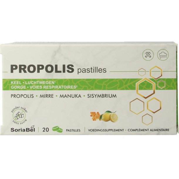 Soriabel Propolis pastilles (20 Pastilles)