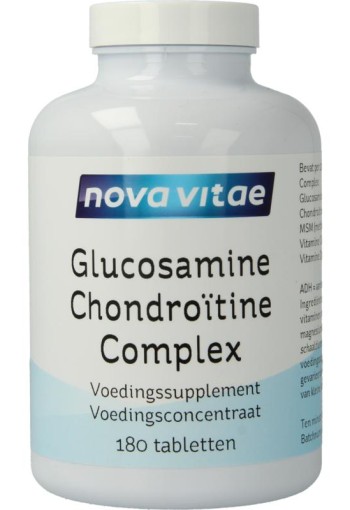 Nova Vitae Glucosamine chondroitine complex met MSM (180 Tabletten)