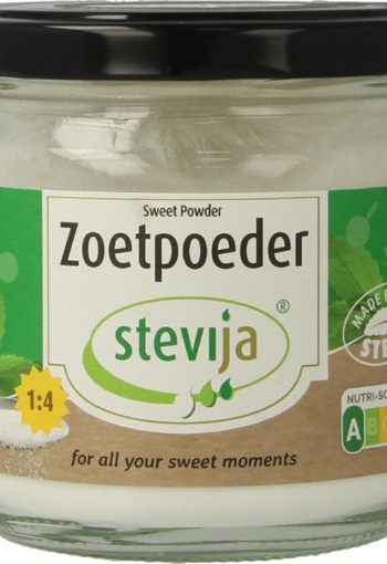 Stevija Zoetpoeder - pot stevia (180 Gram)