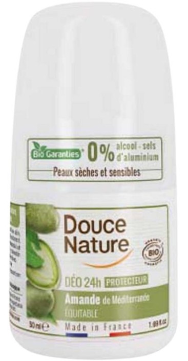 Douce Nature Deo roll on droge/gevoelige huid bio (50 Milliliter)