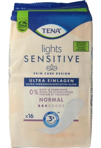 Tena Lights pads sensitive normal (28 Stuks)