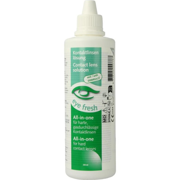 Eyefresh Alles-in-1 vloeistof harde lenzen (200 Milliliter)