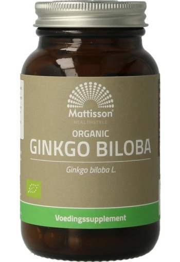 Mattisson Ginkgo biloba bio (60 Vegetarische capsules)