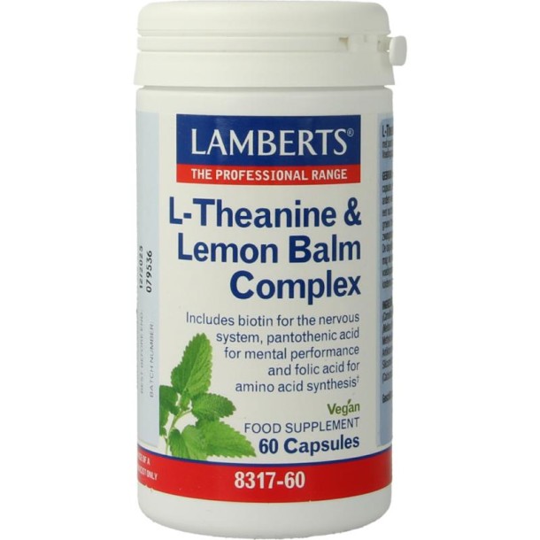 Lamberts L-Theanine & citroenmelisse complex (60 Capsules)