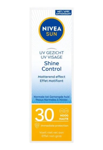 NIVEA SUN Gezichtszonnecrème Shine Control SPF 30 50 ML