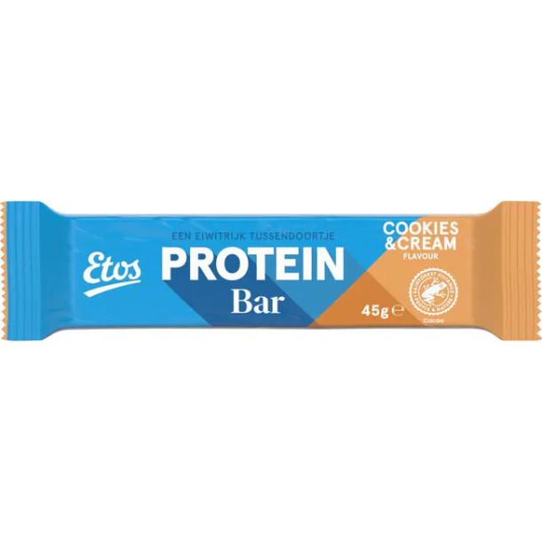 Etos Protein Bar Cookies & Cream 45 GR