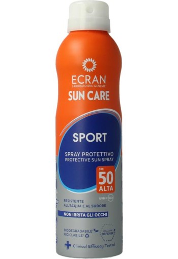Ecran Sun milk spray invisible sport SPF50 (250 Milliliter)