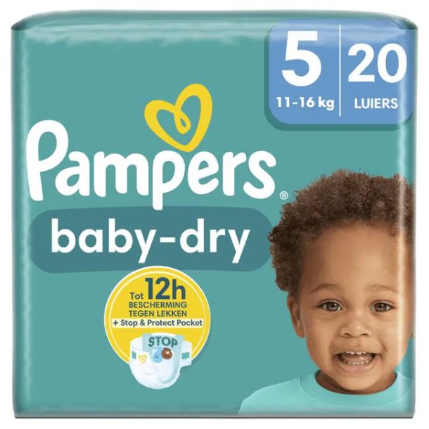 Pampers Baby Dry Luiers Maat 5