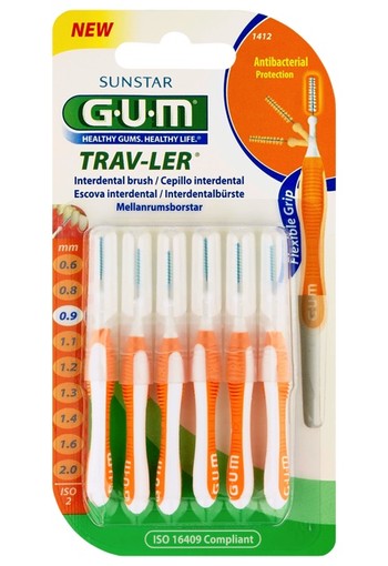 Gum Trav-Ler Oranje Tandenragers 0,9 MM