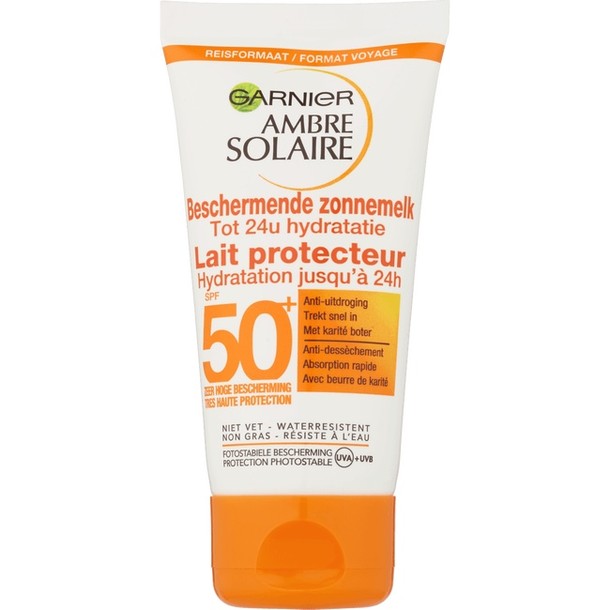 Garnier Ambre Solaire Beschermende Zonnemelk SPF50+ 50 ml
