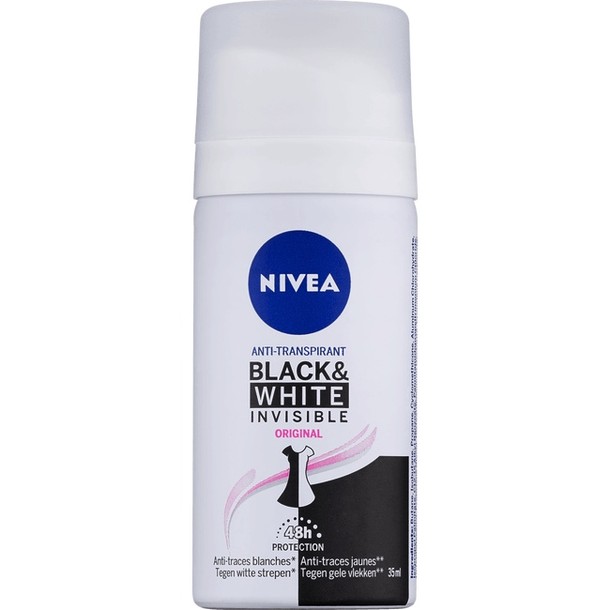 NIVEA Black & White Anti-Transpirant Spray Mini 35 ml