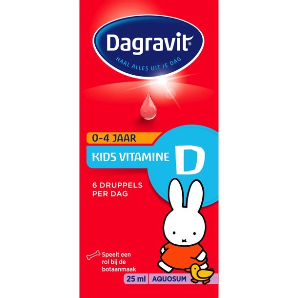 Dagravit Vitamine D Druppels Aquosum Kids 25ml