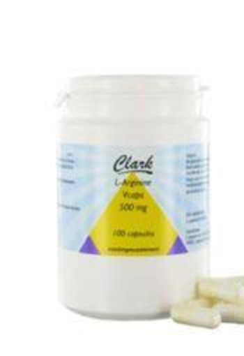 Clark L-Arginine 500mg (100 Vegetarische capsules)