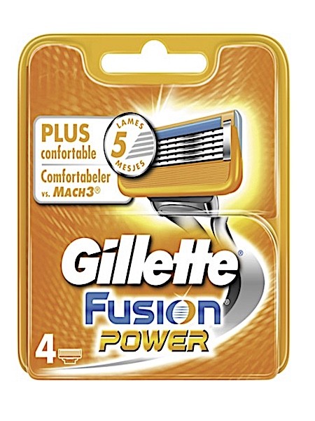Gillette Fusion Power Mesjes 4st