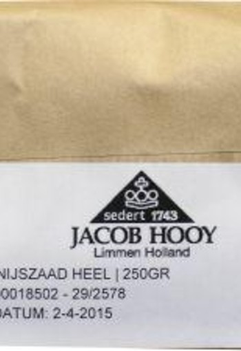 Jacob Hooy Anijszaad heel (250 Gram)
