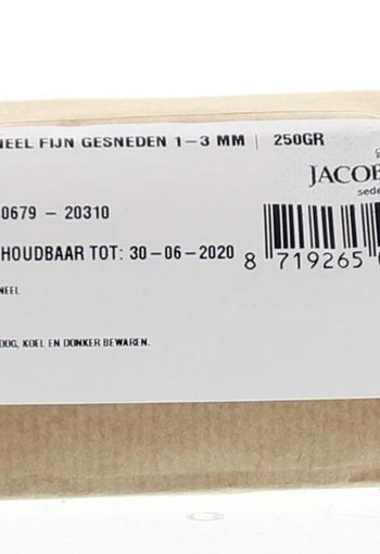 Jacob Hooy Kaneel fijn gesneden (250 Gram)