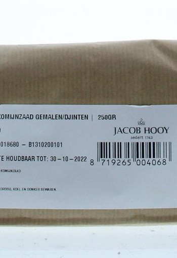 Jacob Hooy Komijnzaad gemalen/djinten (250 Gram)