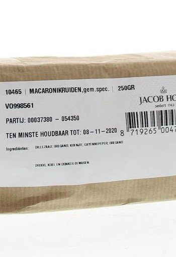 Jacob Hooy Macaronikruiden (250 Gram)