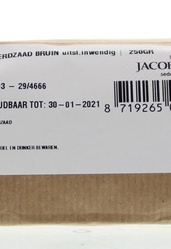 Jacob Hooy Mosterdzaad bruin (250 Gram)