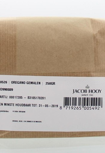 Jacob Hooy Oregano gemalen (250 Gram)