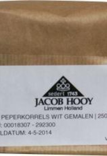 Jacob Hooy Peper wit gemalen (250 Gram)