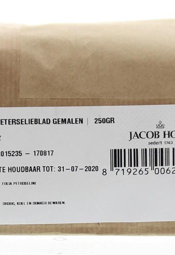Jacob Hooy Peterselieblad gemalen (250 Gram)