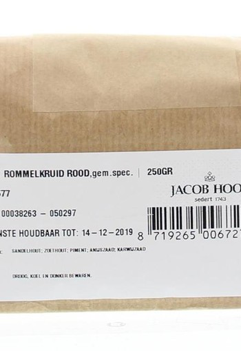 Jacob Hooy Rommelkruid rood (250 Gram)