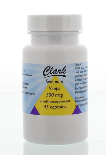 Clark Selenium 500mcg (Natrium Seleniet) (45 Vegetarische capsules)