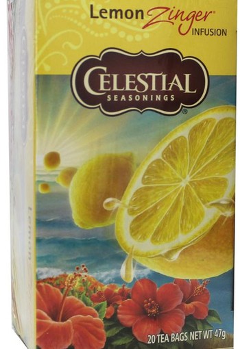 Celestial Season Lemon zinger herb tea (20 Zakjes)